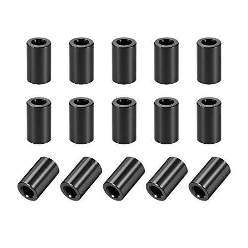 Afstandhouders & Steunstukken | 15 Stuks Ronde Aluminium Standoff Kolom Spacer 3,1X6X10Mm (Idxodxh) Zwart Voor Drone FPV Quadcopter Racing RC Multirotors Onderdelen DIY Afstandhouders & Steunstukken Afstandhouders & Steunstukken