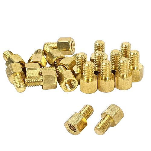 Afstandhouders & Steunstukken | 20 Stuks Hex Standoff Spacer M4 5+6Mm Mannelijk Vrouwelijk Hexagonaal Draad Messing Spacer Standoff Schroeven Moeren Spacers Standoffs Voor PCB Moederbord Afstandhouders & Steunstukken Afstandhouders & Steunstukken