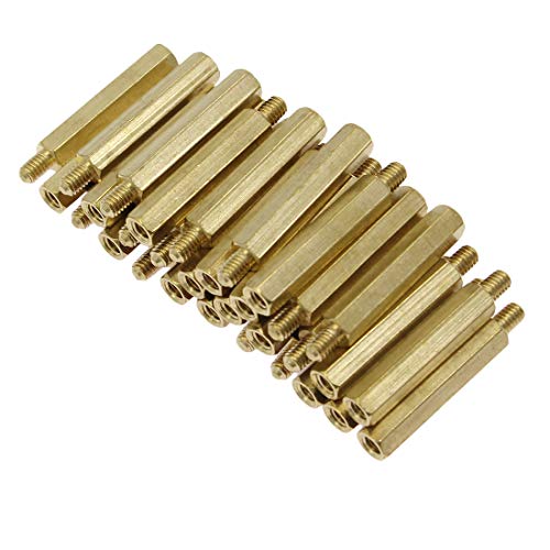 Afstandhouders & Steunstukken | 3 Stuks Mannelijke Vrouwelijke Hex Messing Spacer Standoff Schroef Moer M4 X 3Mm + 6Mm PCB Moederbord Messing Standoff Hexagonale Spacer Afstandhouders & Steunstukken Afstandhouders & Steunstukken