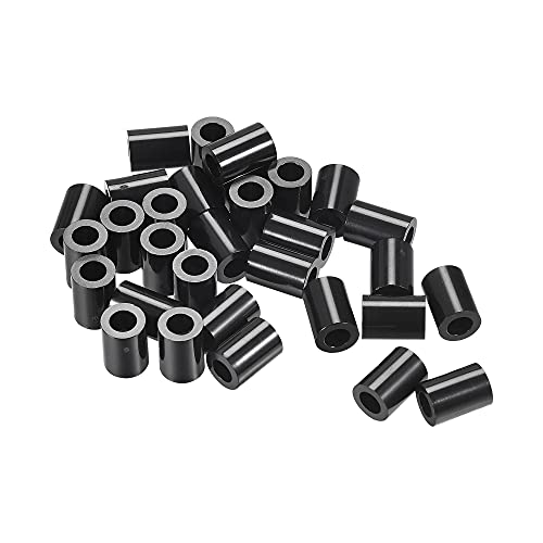 Afstandhouders & Steunstukken | ABS Ronde Spacer Ring Id 4,2Mm Od 7Mm L 10Mm Plastic Standoffs Voor 3D Printer TV Wandmontage Elektrische Aansluiting, Zwart, 100 Stuks Afstandhouders & Steunstukken Afstandhouders & Steunstukken