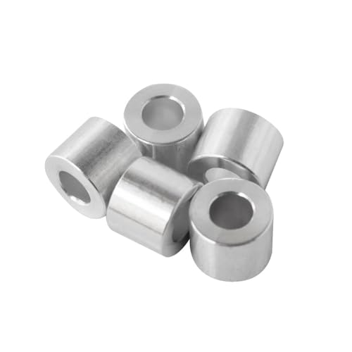 Afstandhouders & Steunstukken | Aluminium Afstandhouder 5/8″ Od X 5/16″ Id X Kies Je Lengte, Ronde Afstandhouder Onbehandeld Standoffs Bushing Effen Afwerking, Geschikt Voor Schroeven Bouten 5/16″ Of M8 (1/2″ Lengte, 10 Stuks) Afstandhouders & Steunstukken Afstandhouders & Steunstukken