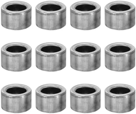 Afstandhouders & Steunstukken | M10 Stalen afstandhouders, 12 stuks metalen afstandhouders staal 10,2 mm ID x 16 mm OD x 10 mm L koolstofstalen afstandhouder schroefafstandhouder rond voor 2/5 inch of M10 schroefbouten Afstandhouders & Steunstukken Afstandhouders & Steunstukken