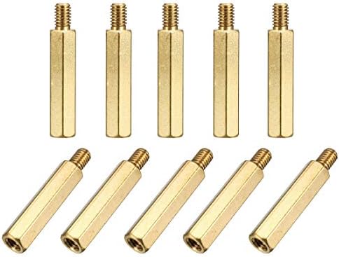 Afstandhouders & Steunstukken | M4X25Mm+6Mm Mannelijk-Vrouwelijk Messing Hex Pcb Moederbord Spacer Standoff Voor Fpv Drone Quadcopter, Computer & Circuit Board 10 Stuks Afstandhouders & Steunstukken Afstandhouders & Steunstukken