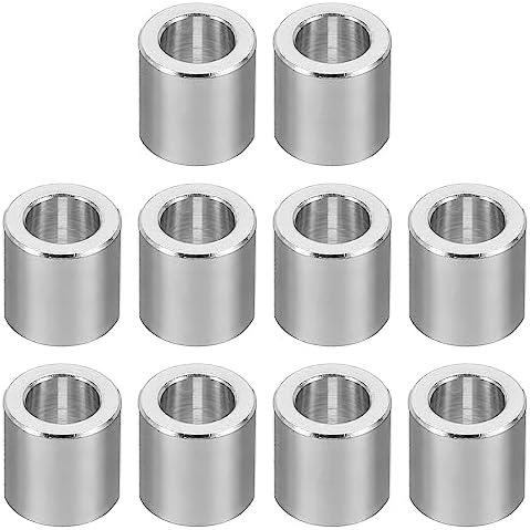 Afstandhouders & Steunstukken | M6 Aluminium Afstandhouders, 10 Stuks Metalen Afstandhouder Aluminium Rond 6,2 Mm ID X 10 Mm OD X 10 Mm L Dikte Aluminium Afstandhouder 1/4″ ID Schroefafstandhouder Voor 1/4″ Of M6 Schroefbouten Afstandhouders & Steunstukken Afstandhouders & Steunstukken