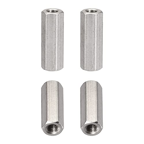 Afstandhouders & Steunstukken | M6X30Mm(Dxl) – Hex Standoff Spacer Moeren – 4-Pack – Geschikt Voor Elektronische Machines – 304 RVS Koppelingsschroeven Afstandhouders & Steunstukken Afstandhouders & Steunstukken