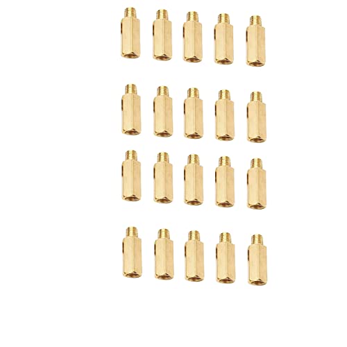 Afstandhouders & Steunstukken | Mannelijke Naar Vrouwelijke Draadafstandsschroeven Messing Hex Standoffs M3 X 6Mm + 6Mm PCB Pilaar Voor Drone Quadcopter, Computer En Circuitbord, Verpakking Van 2, Goud Afstandhouders & Steunstukken Afstandhouders & Steunstukken