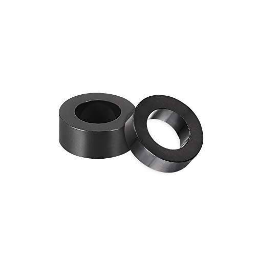 Afstandhouders & Steunstukken | Nylon Ronde Spacer Ring 4,2 mm ID 7 mm OD 2 mm Hoogte voor M4 Schroeven Zwart 100 Stuks Afstandhouders & Steunstukken Afstandhouders & Steunstukken