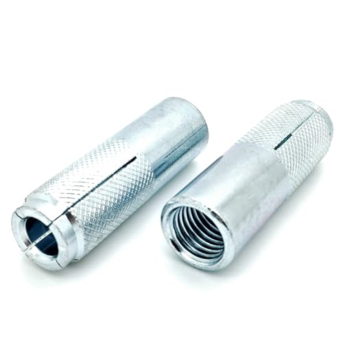 Ankers | Twee (2) 3/4″ Inch Premium Zink Geplateerde Koolstofstaal Knurled Drop In Anker (Bcp1003) Ankers Ankers