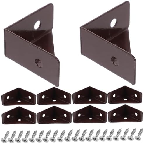 Beugels | 10 Stuks Connector Hoekbeugels Kast Hoekbeugel Metalen Planken Kleine Plank Afneembare Verbinding Hoek Driehoek Plank L Beugels Voor Planken Metalen Bevestiging Beugels Beugels