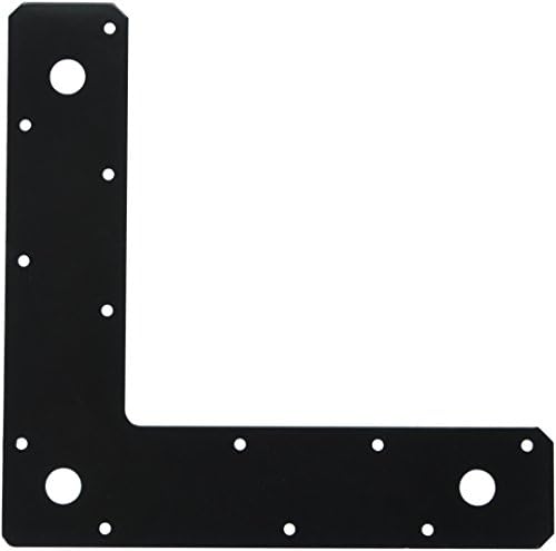 Beugels | N266-474 Zwarte Plaat Hoek Plat 9 Inch Beugels Beugels