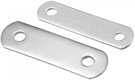 Beugels | Reparatieplaat, 30Mm x 8Mm 10Stuks, 34Mm x 10Mm 10Stuks, Platte Bevestigingshoekbeugel Connector voor Herstel Beugels Beugels