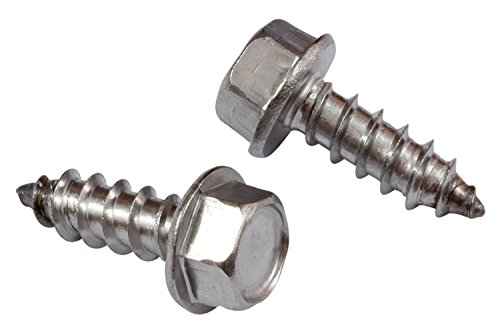 Bouten | #14 X 3/4″ RVS Indented Hex Washer Head Schroef, (25 Stuks), 18-8 (304) RVS Schroef Door Bevestigingsmiddelen Bouten