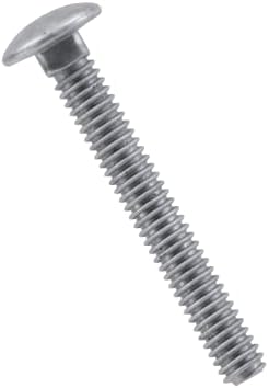 Bouten | 812626 1/2X6 Carriage Bolt, 1/2 X 6-Inch, Gegalvaniseerd, 25 Bevestigingsmiddelen Bouten