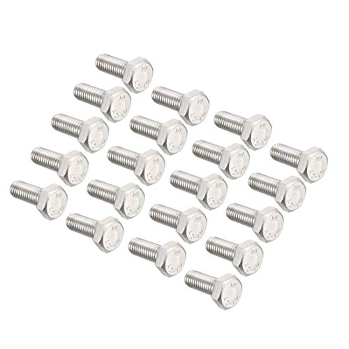 Bouten | M8X20Mm Hex Bouten 304 RVS Zeskant Schroef Bout 20 Stuks Bevestigingsmiddelen Bouten