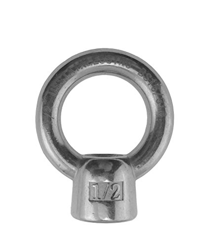 Bouten | Roestvrij staal 316 Hefoogmoer 1/2″ UNC Marine Grade met een stap van 13 Bevestigingsmiddelen Bouten