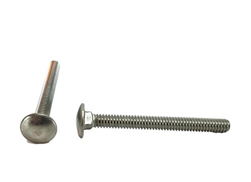 Bouten | Roestvrijstalen 1/4-20 X 2-1/2 Inch Carriage Bolt (Beschikbare lengtes van 3/4 Inch tot 5 Inch in de aanbieding), 18-8 Roestvrijstaal, 50 Stuks (1/4-20X2-1/2) Bevestigingsmiddelen Bouten