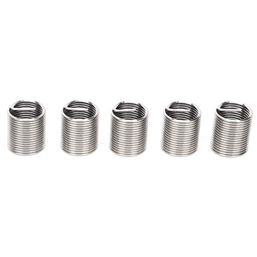 Draadmoeren | 20 Stuks 304 RVS Draad Inserts Schroef Mof Assortiment Kit, M12 X 1.25 Draad Inserts Stalen Huls, Helicoil Type Draad Reparatie Conversie Mof (2D) Bevestigingsmiddelen Draadmoeren