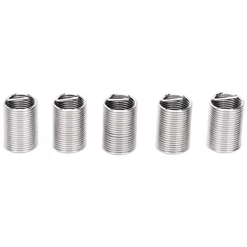 Draadmoeren | 20 Stuks 304 RVS Draadinvoegen Schroefmof Assortiment Kit, M12 X 1.25 Draadinvoegen Stalen Huls, Helicoil Type Draadreparatie Conversiemof (2.5D) Bevestigingsmiddelen Draadmoeren