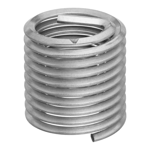 Draadmoeren | Coil Gewinde-insert Voor Metaal 18-8 RVS Helicale Draad-insert 3/8-16 Interne Draad, 0.375″ Lengte – (Verpakking van 10, Totaal 100 Stuks) Bevestigingsmiddelen Draadmoeren