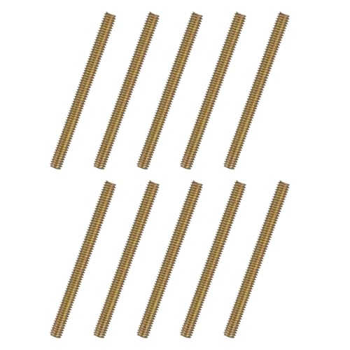 Draadstangen & Bouten | 10 Stuks Volledig Draadstangen 5/16X3-1/2″ Alle Draad Studs Lange Draad Schroeven Koolstofstaal Voor Meubels Tuinhekken Montage Assemblage Bevestiging Frame Verbinding Kleurrijk Zink Bevestigingsmiddelen Draadstangen & Bouten