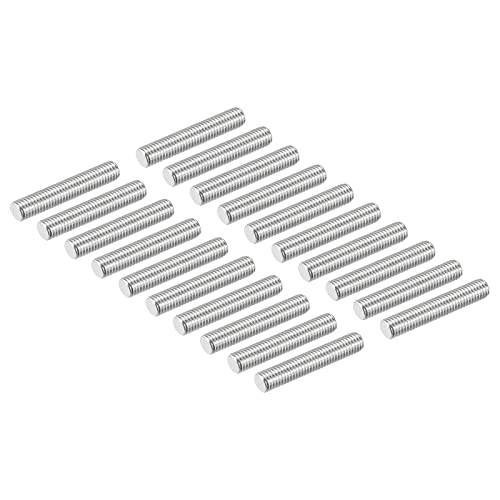 Draadstangen & Bouten | 20 Pack M8 X 45Mm Volledig Draadstaaf 304 RVS Rechtsdraaiende Draadstangen, Beugels en U-bouten Bevestigingsmiddelen Draadstangen & Bouten