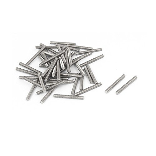 Draadstangen & Bouten | M3 X 25Mm 304 RVS Volledig Draadstangen Bar Stud Hardware 50 Stuks Bevestigingsmiddelen Draadstangen & Bouten