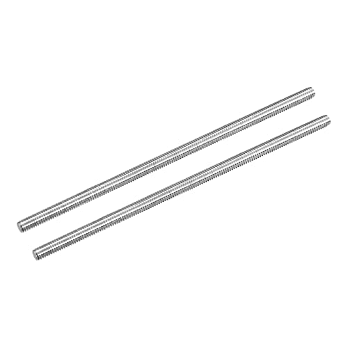 Draadstangen & Bouten | Volledig Draadstaaf M4 X 100Mm 0.7Mm Draadafstand 304 RVS Rechtsdraaiende Draadstangen Stangen Studs 2-Pack Bevestigingsmiddelen Draadstangen & Bouten