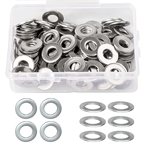 Hardware Wasmachines | 11 Stuks Platte Ring 1/4″ Id, RVS Ringen 5/8" Od, 18-8(34) RVS Ringen, Fender Ringen Voor Schroeven En Bouten Bevestigingsmiddelen Hardware Wasmachines