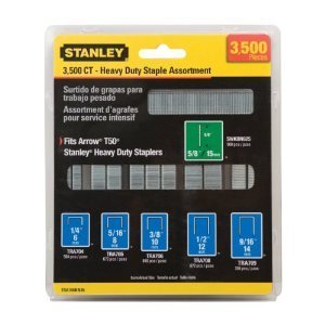 Krammen | Stanley 9/16 In. L Stalen Smalle Kroon Zware Duty Nietjes 2 Ga. 35 Pk Bevestigingsmiddelen Krammen