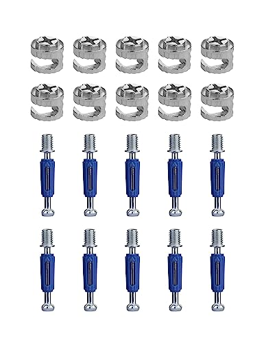 Moer- en Boutenset Assortimenten | Camlocks voor Meubels 20 Stuks, 12 X 11,2 Mm Meubel Camlock Bevestigingen Compatibel met Ikea Hardware Onderdelen, Excentrische Wielen Reparatie Reserveonderdelen Moer & Bout Assortiment Sets (12X11,2Camset) Bevestigingsmiddelen Moer- en Boutenset Assortimenten