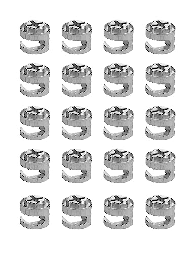 Moer- en Boutenset Assortimenten | Camlocks voor Meubels 20 Stuks, 12 X 11,2 Mm Meubel Camlock Bevestigingen Compatibel met Ikea Hardware Onderdelen, Excentrische Wielen Reparatie Reserveonderdelen Moer & Bout Assortiment Sets (12X11,2Mm) Bevestigingsmiddelen Moer- en Boutenset Assortimenten