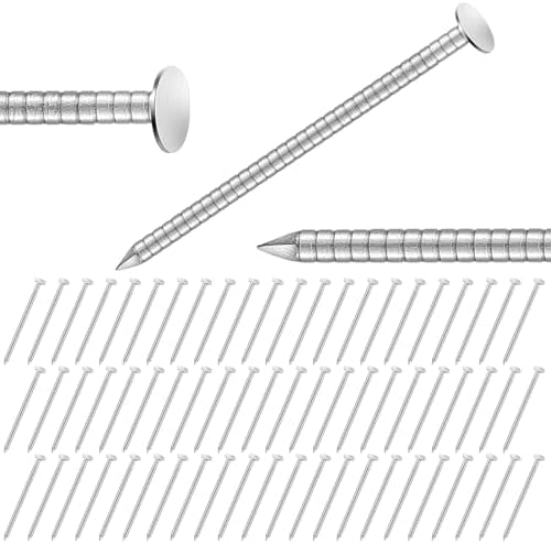 Nagels | 2 Pounds Doos 1-3/4 Inch Gevelspijkers 34 RVS Dakspijkers Platte Kop Hardware Spijker Voor Dakpannen, Gevel, Hardware, Cederhout, Terras Bevestigingsmiddelen Nagels