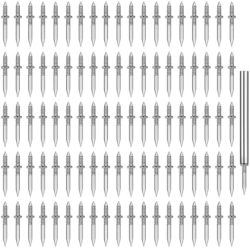 Nagels | Dubbele Hoofd Plinten Draad Naadloze Spijker, Dubbele Hoofd Spijkers, Naadloze Plinten Draad Spijkers Met Massief Houten Plint, Onzichtbare Schroeven & Spijker-specifieke Mof Tool (1 Stuk)… Bevestigingsmiddelen Nagels