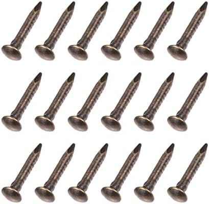 Nagels | Kleine Spijkers (1.2X8Mm) 200Stuks, Messing Mini Hardware Spijkers – Voor Huishoudelijk Houtbewerking, Bronzen Kleur Bevestigingsmiddelen Nagels