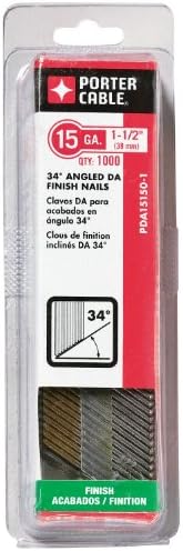 Nagels | Pda15150-1 1-1/2 Inch, 15 Gauge Afwerkingsspijkers (1000-Pack) Bevestigingsmiddelen Nagels