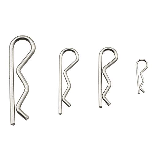 Pinnen | 1Pcs Haar Cotter Pins 34 RVS Type Pins 4 Maten (M117Mm, M1.221Mm, M1.528Mm, M24Mm) 25Pcs Per Maat Bevestigingsmiddelen Pinnen