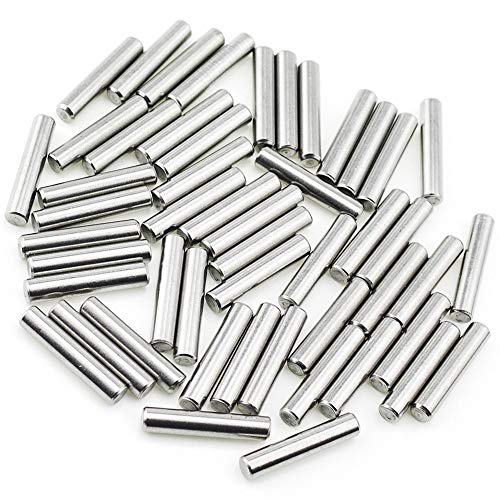 Pinnen | 50 Stukken 5 Mm X 25 Mm Dowel Pin, RVS Planksteun Pin Bevestigingselementen Door Bevestigingsmiddelen Pinnen