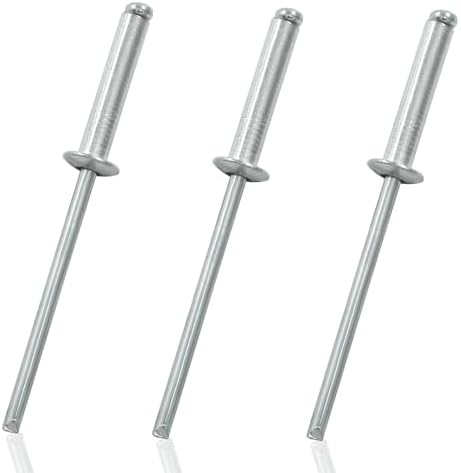 Rivetten | 1 Stuk 1/8″ X 3/4″ Aluminium Blinde Popnagels Met Koepelkop Voor Het Installeren Van Accessoires, Zilver Bevestigingsmiddelen Rivetten