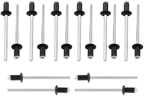 Rivetten | 1 Stuk Aluminium Blinde Popnagels 1/8 Inch X 1/4 Inch Zwarte Popnagels 3.2X6Mm Popnagel Assortiment Voor Kajak Marine Boot Bevestigingsmiddelen Rivetten