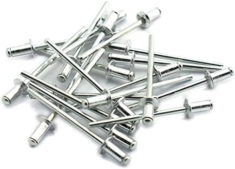 Rivetten | 120 stuks 1/8″ X 1/4″ (4-4) Aluminium Blinde Popnagels Ronde Koepelkop Open Eind Decoratieve Bevestigingsnagels Popnagels Bevestigingsmiddelen Rivetten