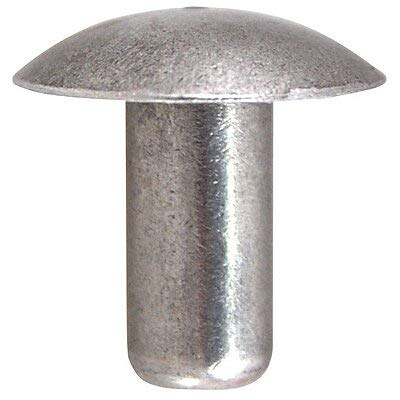 Rivetten | Metaal Magery 1/4″ Diameter X 1/2″ Lengte Massieve Aluminium Brazierskop RIVETS, Verpakking van 1 Bevestigingsmiddelen Rivetten