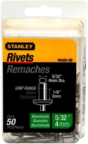 Rivetten | Paa52-5B 50-Pack 5/32-Inch X 1/8-Inch Aluminium Grip Rivets Bevestigingsmiddelen Rivetten