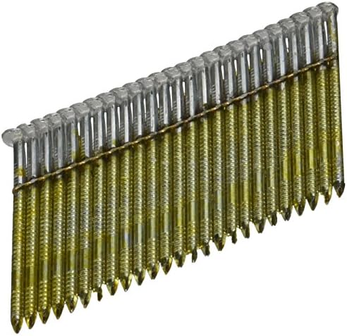 Samengevoegde bevestigingsmiddelen | Framing Nagels, Draadlas, Gegalvaniseerd, Ring Schacht, 28 Graad, 2-3/8-Inch X .120-Inch, 2000-Pack (S8Drgal-Fh) Bevestigingsmiddelen Samengevoegde bevestigingsmiddelen