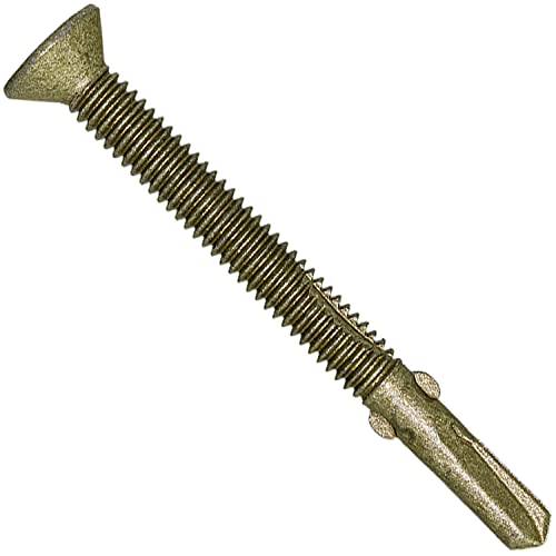 Schroeven | #14X2-3/4″ Reamer Tek Torx/Star Hoofd Zelfborende Hout-naar-Metaal Schroeven – 5 Pond ~170 Tek Schroeven – Tek Schroeven Voor Vlakbedden, Trailers, Of Voor Het Bevestigen Van Hout Aan Staal – T-30 Torx Schroefkop Bevestigingsmiddelen Schroeven