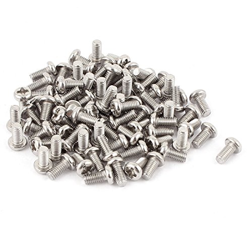 Schroeven | M3 X 6Mm 304 RVS Kruiskop Phillips Pan Head Schroeven Bout 60 Stuks Bevestigingsmiddelen Schroeven