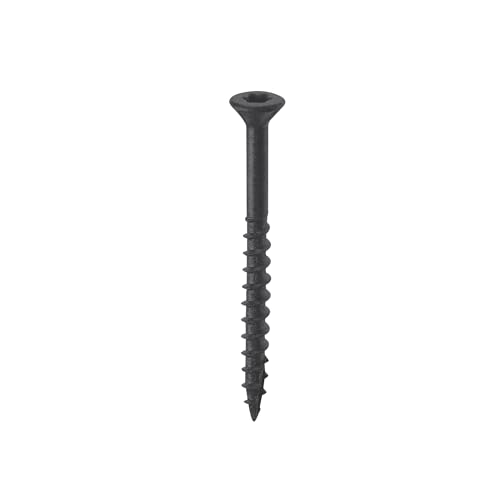 Schroeven | Nuvo Iron #8 Schroef, 2 1/2", Torx Kop, Zwart, 25 Stuks Bevestigingsmiddelen Schroeven