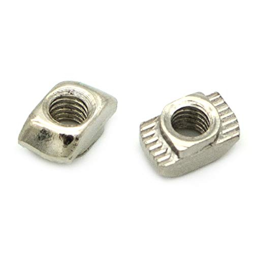 T-Nuten | 22 Drop In Post Assemblage M4 T-Nut Voor 2 X 2 Aluminium Extrusie Verpakking Van 1 Bevestigingsmiddelen T-Nuten