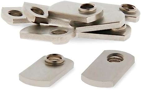 T-Nuten | 8020, 3678, 15 Serie 5/16-18 Roestvrijstalen Ss Slide In T-Nut Met Verschuifdraad – T-Slot Accessoires Voor Aluminium Extrusie – Hardware Moeren (25 Stuks) Bevestigingsmiddelen T-Nuten