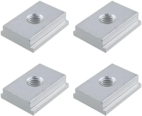 T-Nuten | T-Track Slider Meetoot 4Pcs Zilveren Aluminium Legering M8 T-Sleuf Moer Meubelmoeren Voor Profiel Houtbewerking Gereedschap Sleuf Bevestigingsmiddelen Bevestigingsmiddelen T-Nuten