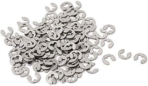 Veringringen | ® 2Mm X 5Mm 304 Roestvrij Stalen Snap Ring E-Clips Behouds Circlips 100 Stuks Bevestigingsmiddelen Veringringen